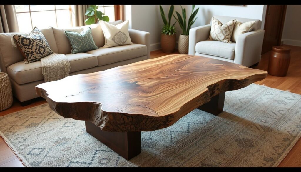 live edge coffee table​